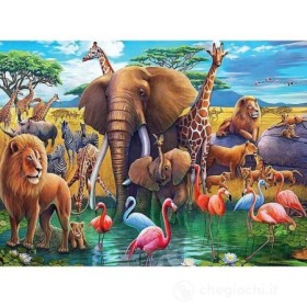 Puzzle Animale Din Africa, 200 Piese Ravensburger - 1
